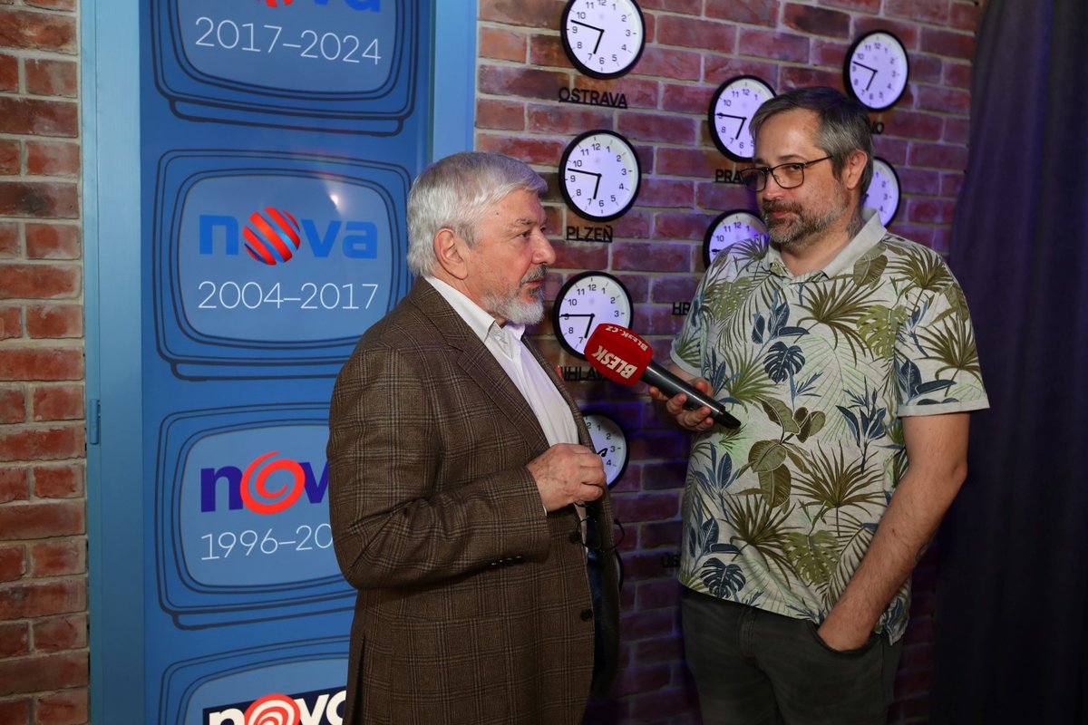Televize Nova oslavila 30. narozeniny: Vladimír Železný