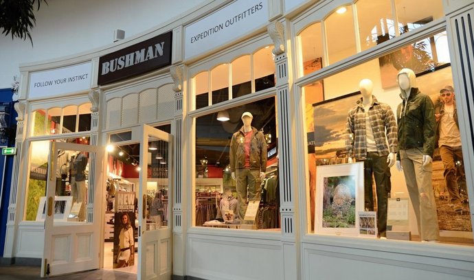 Prodejna společnosti Bushman