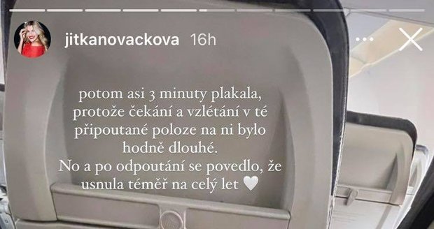 Jitka Nováčková poprvé po porodu dcery v Česku