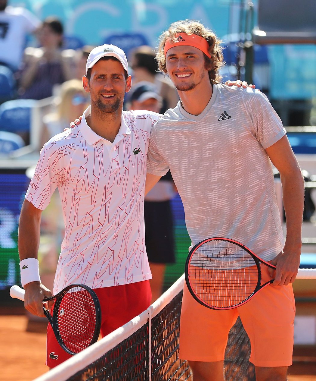 Novak Djoković se svým kamarádem Alexem Zverevem