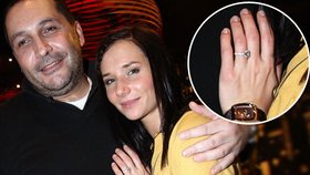 Sandra Nováková dostala od svého nastávajícího nádherný prsten