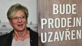 Ministryně průmyslu a obchodu Marta Nováková chce zrušit zákaz prodeje v obchodech o státních svátcích. V návrhu ale zůstává osamocena