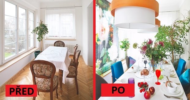 Proměna jídelny: Ze strohé nezabydlené místnosti vznikl stylový moderní prostor 