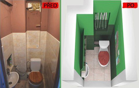 Proměna vybydlené toalety: Útulný a hravý prostor za pár korun