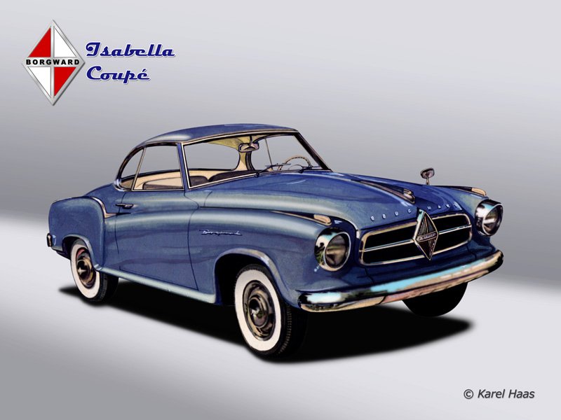 Borgward Isabella Coupé je považován za jeden z nejkrásnějších vozů všech dob.