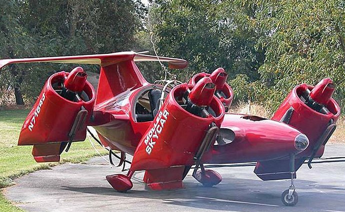 Moller Moller M400 Skycar: Výjimečný prototyp létajícího auta hledá nového ...