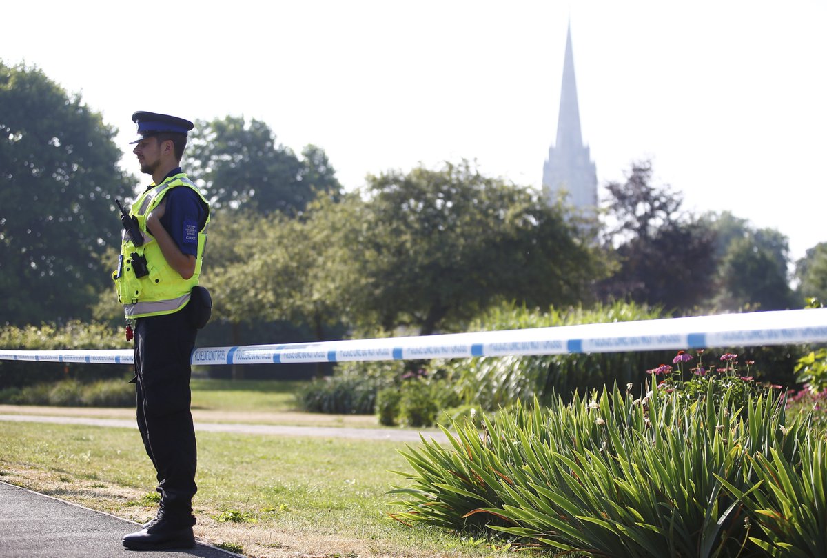 Policie některá místa v Salisbury uzavřela.