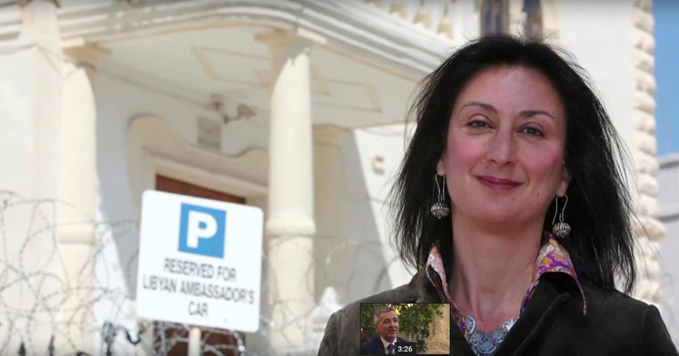 Investigativní novinářka Daphne Caruana Galizia