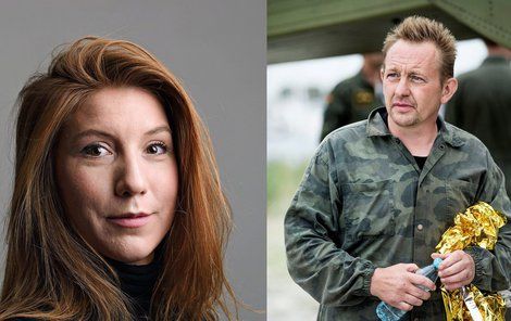 Švédská novinářka Kim Wallová a dánský vynálezce Peter Madsen