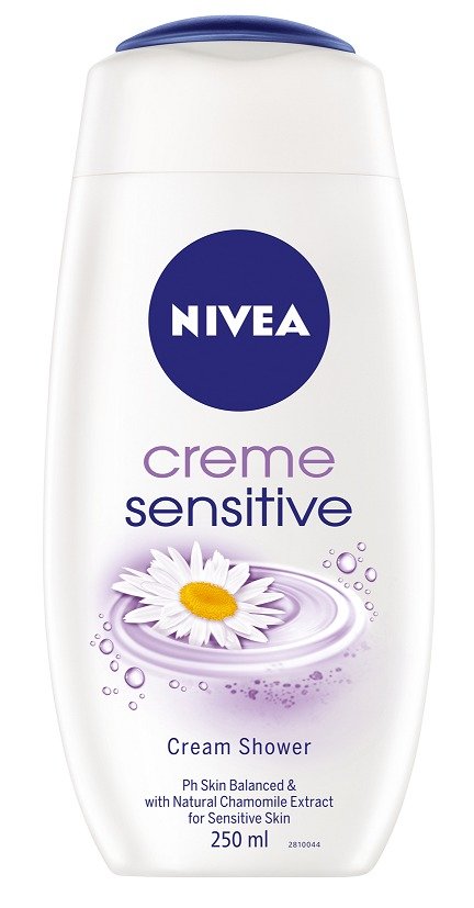 NIVEA Sprchový gel Creme Sensitive, 68 Kč, k dostání v síti drogerií