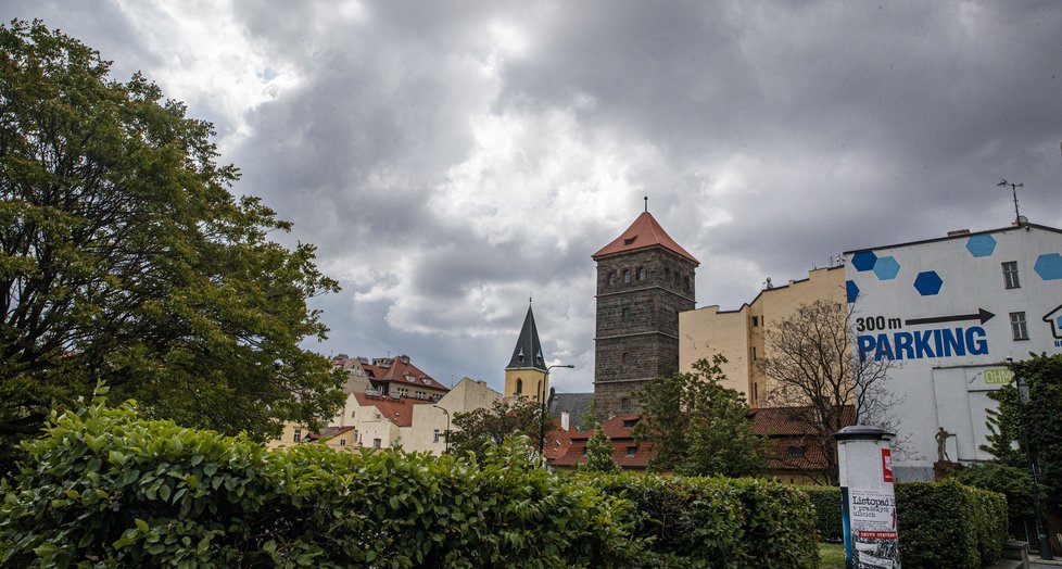 Novomlýnská vodárenská věž se nalézá v ulici Nové Mlýny, kousek od nábřeží Vltavy. V minulosti bylo přitom koryto řeky mnohem širší, tudíž jí věž byla blíže.