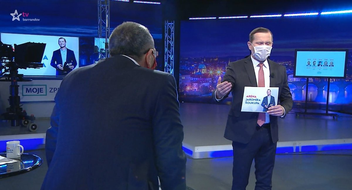 Na TV Barrandov byla ostrá debata. (6. 5. 2020)