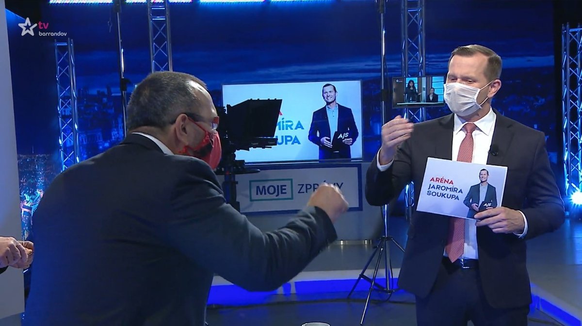 Na TV Barrandov byla ostrá debata. (6. 5. 2020)