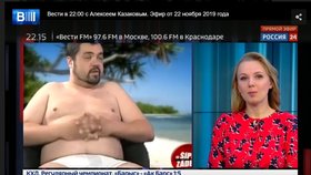 Ruská televize informuje o Pavlu Novotném