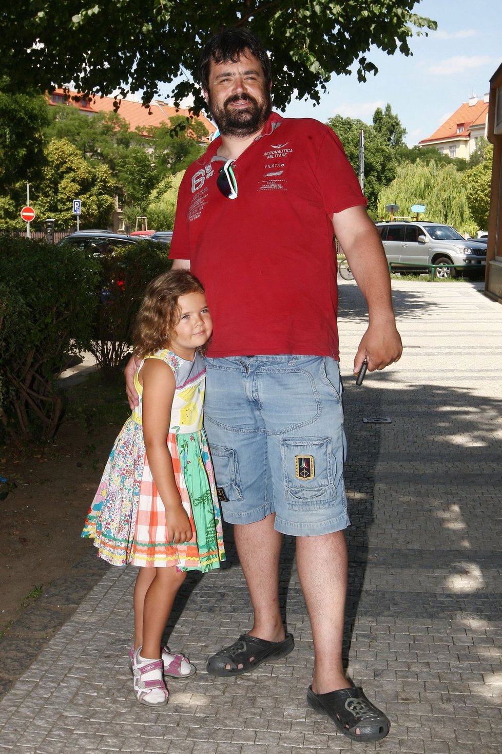 Pavel Novotný s dcerou 