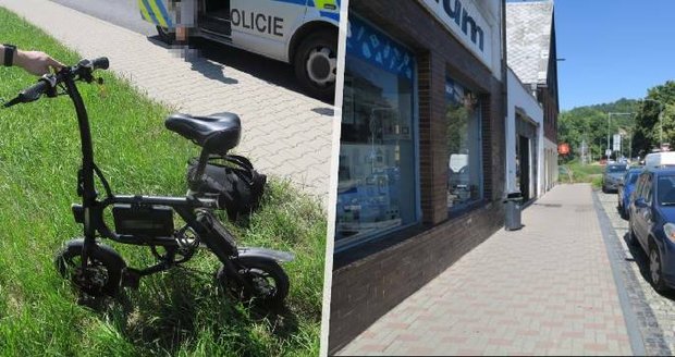 Teenager na elektrokole srazil chodce a ujel.