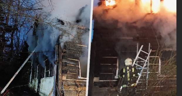 Tragédie při požáru v Novém Boru: Zasahujícího dobrovolného hasiče zabil zřícený strop