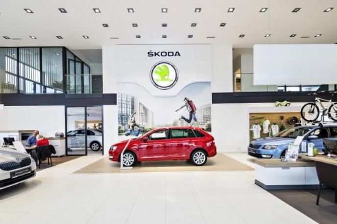 Nový interiér prodejních míst automobilky Škoda Auto