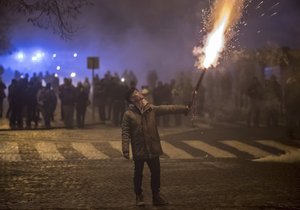 Praha slavila příchod Nového roku