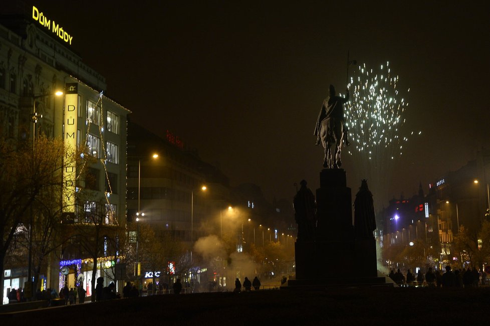 Silvestrovské oslavy v české metropoli