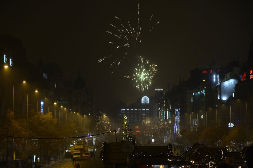 Silvestrovské oslavy v české metropoli