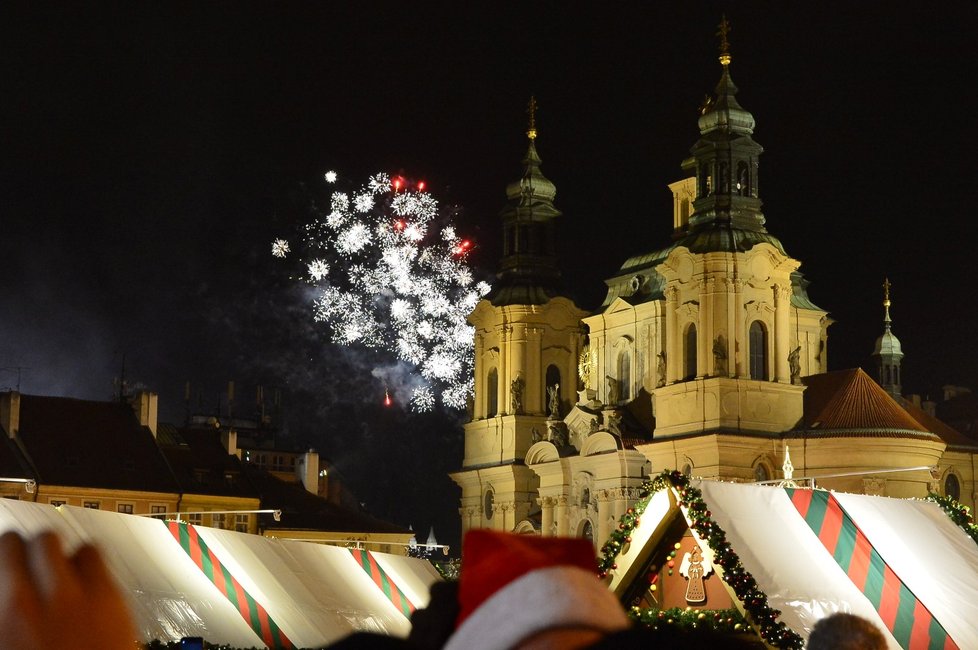 Po Praze se slaví: přišel nový rok 2020