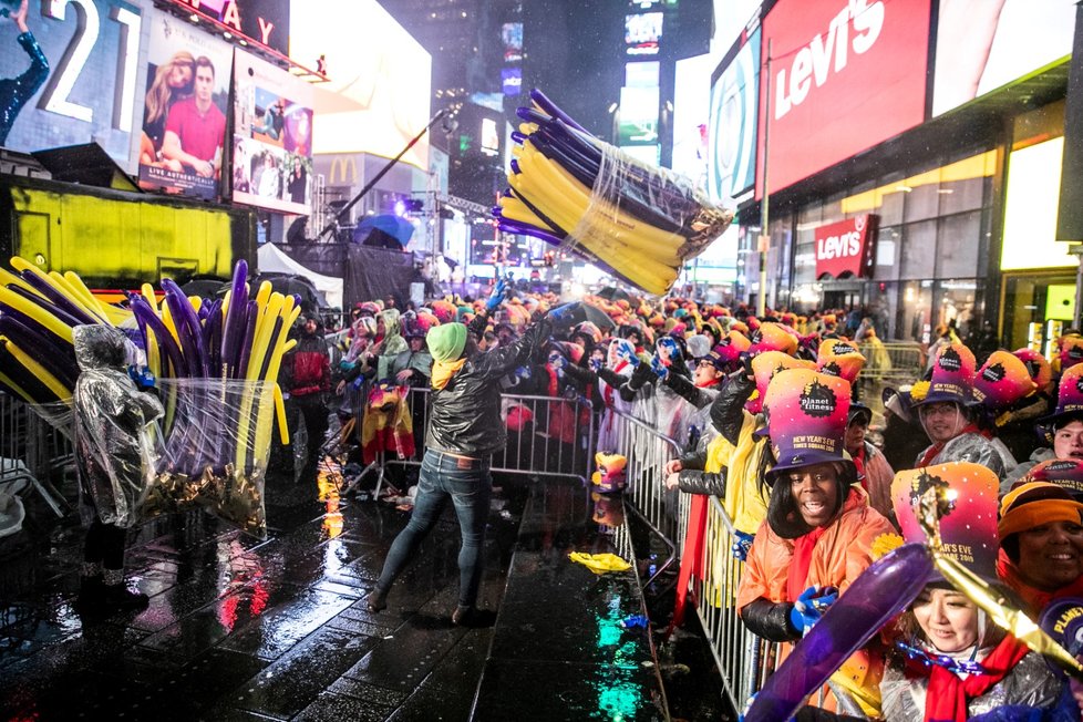 Oslavy nového roku 2019: New York, USA