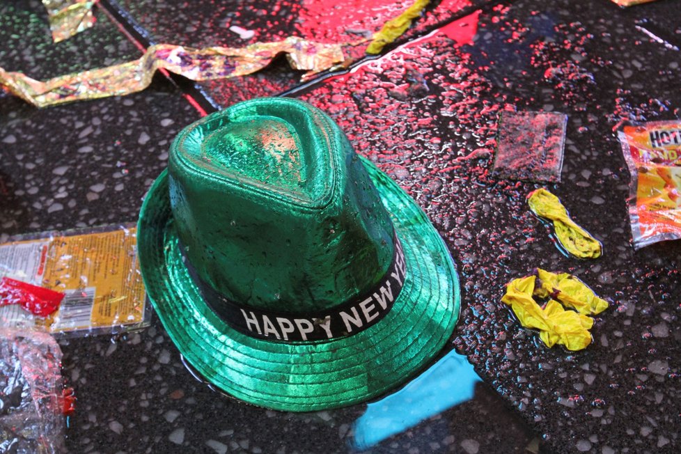 Oslavy nového roku 2019: New York, USA