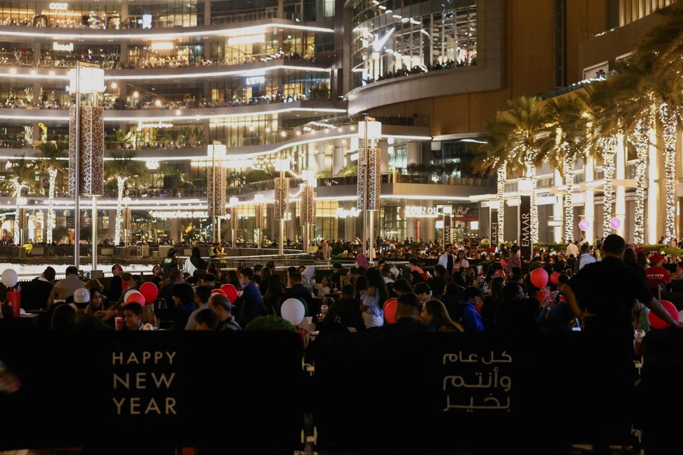 Burdž Chalífa: Silvestr a Nový rok v Dubaji