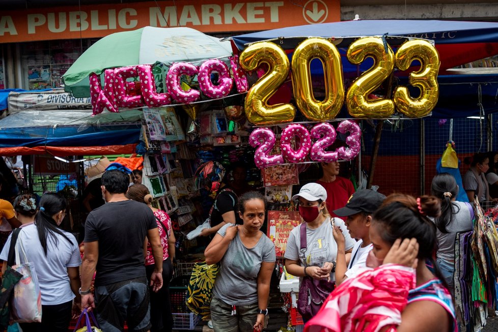 Silvestrovský trh na Filipínách (31. 12. 2022)