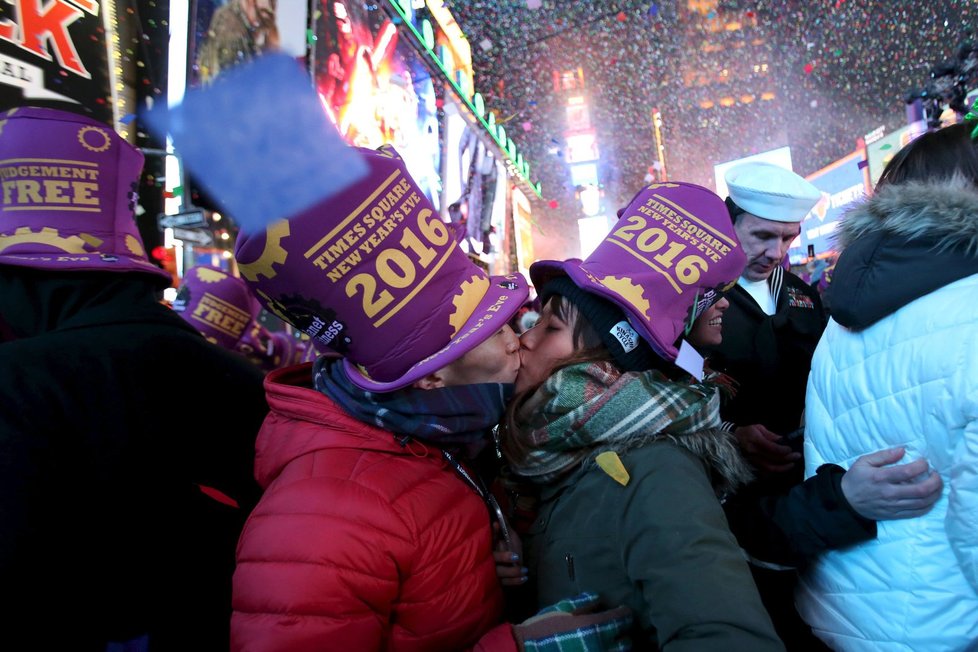 Oslavy na Times Square