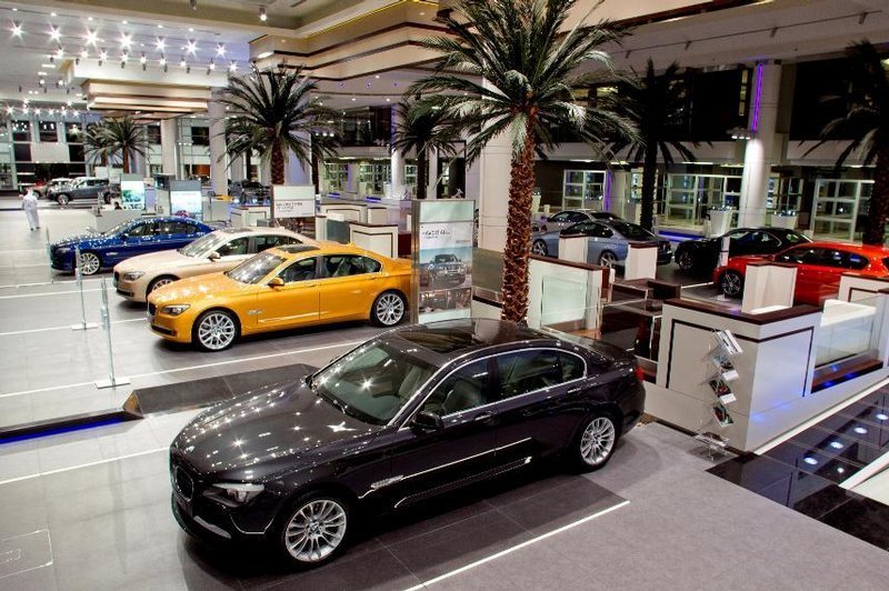 Showroom BMW v Abú Zabí