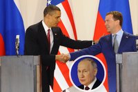 Z dohody podepsané v Praze je cár papíru. Takhle jednali o novém STARTu Obama a Medveděv u Klause
