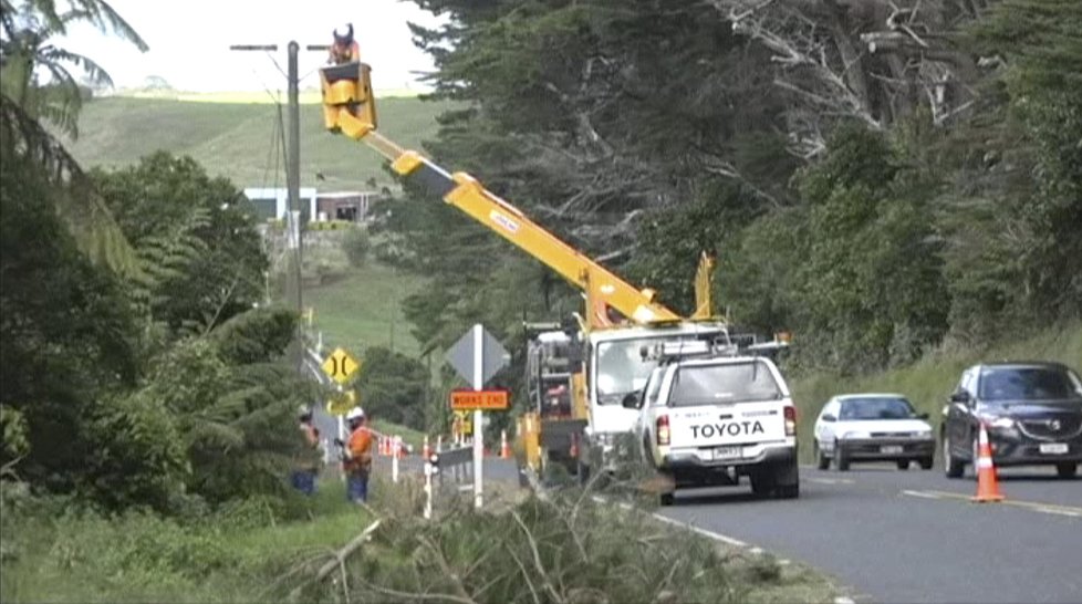 Nový Zéland zasáhla silná bouře
