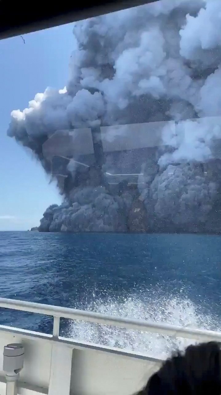 V pondělí 9. 12. 2019 došlo k erupci sopky na novozélandském ostrově White Island.