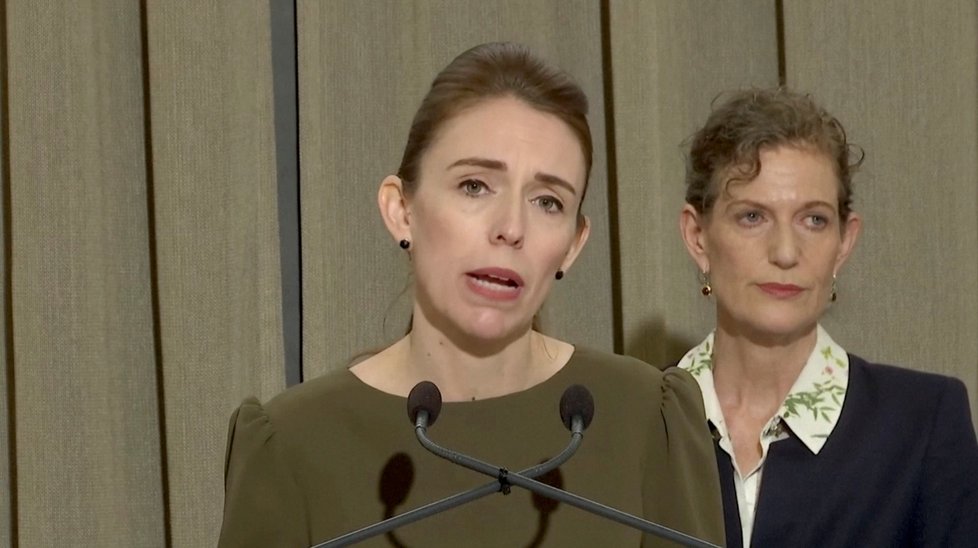 Novozélandská premiérka Jacinda Ardernová.