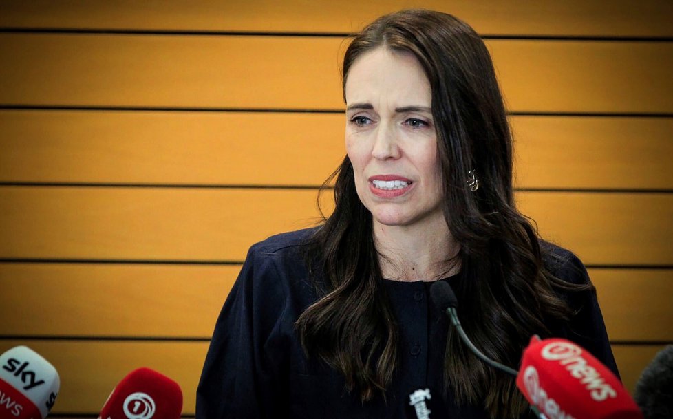 Novozélandská premiérka Jacinda Ardernová.