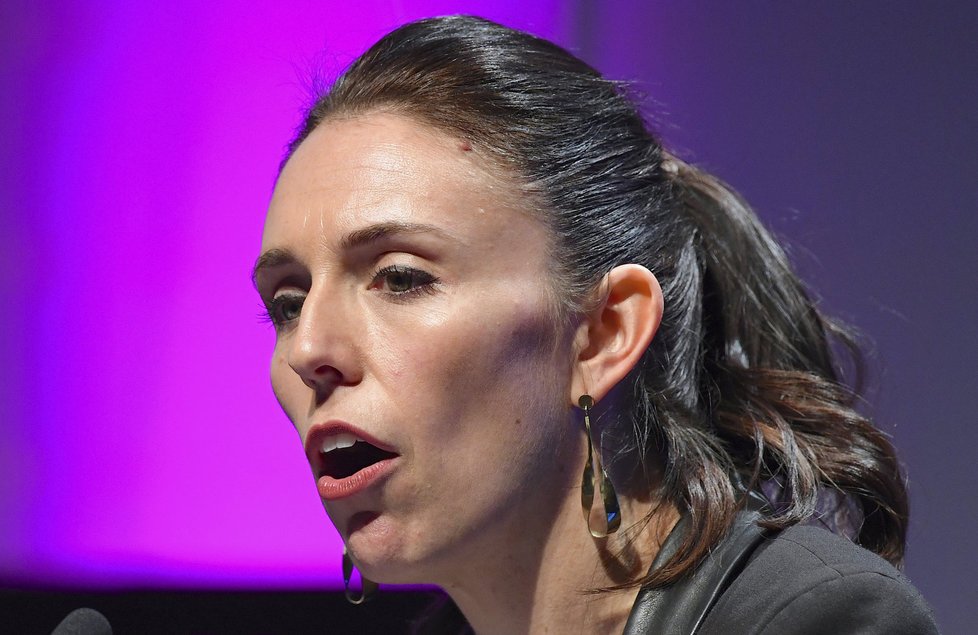 Novozélandská premiérka Jacinda Ardernová.