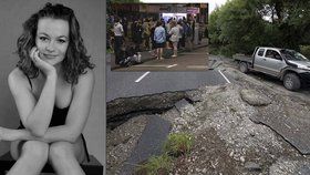 Češka Lenka popsala zemětřesení na Novém Zélandu.