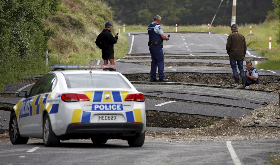 Nový Zéland zasáhlo silné zemětřesení.