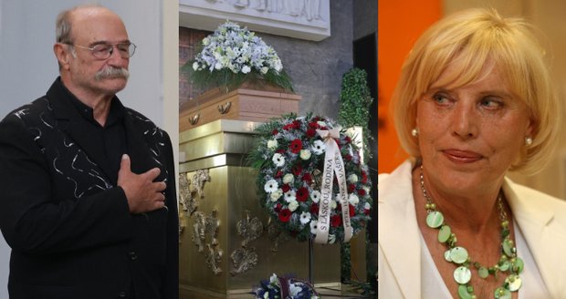 Pavel Nový promluvil nad rakví Marie Poledňákové