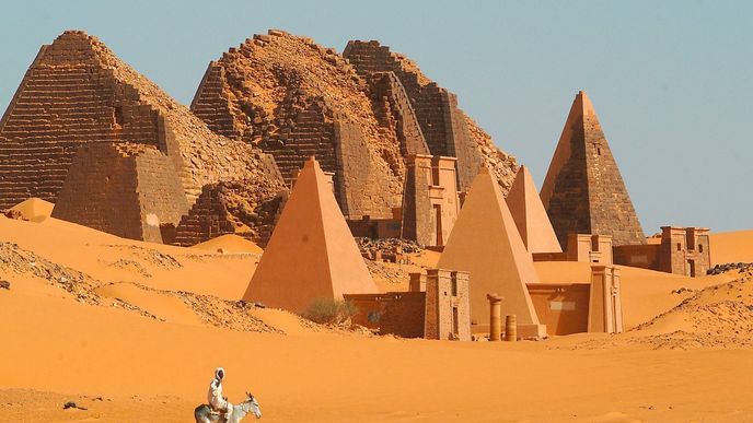 Núbijské pyramidy, Súdán Núbijské pyramidy, Súdán