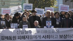 Korejec I Čun-sik (94) se soudí s Japonskem o odškodné za nucené práce.