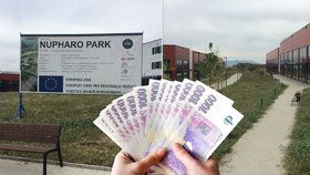 Technologický park Nupharo nedaleko Ústí nad Labem dostal od EU dotaci 300 milionů korun. Jeho budoucnost je nejistá.