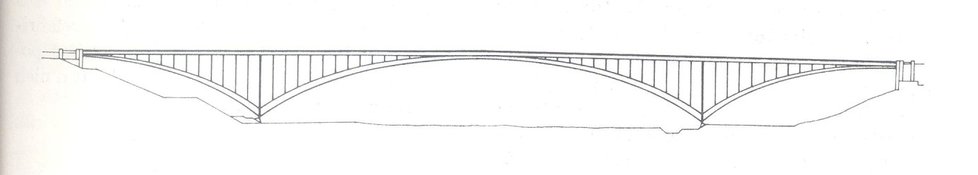 Soutěžní návrh 1926 – 1927, ocelový oblouk plnostěnný, Škodovy závody, Kopeček a Hofman