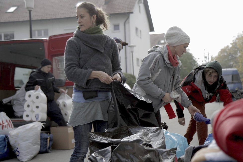 Tereza Nvotová a další dobrovolníci se vydali pomáhat uprchlíkům.