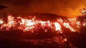 Sopka Nyiragongo vybuchla na východě africké země Kongo