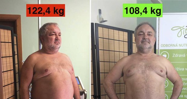 Václav Svoboda zhubl 14 kilogramů.