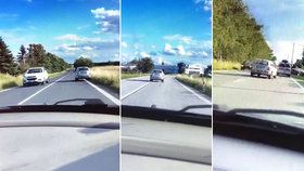 Divoká jízda se 4 promile v krvi: Řidiče na Nymbursku natočili na video