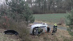 Vážná dopravní nehoda na Nymbursku (22.2.2024)